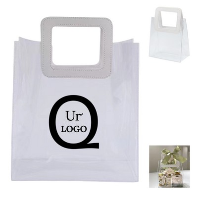 Clear Gift Wrap Bags W/ Handles