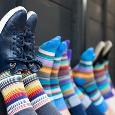 Synthetic Blend Pride Socks - Celebrate Love with Rainbow Comfort - American Made