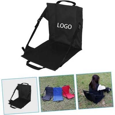 Folding Cushion Beach Chair Portable