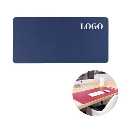 Customized Dual-Sided Leather Mouse Pad 24" x 12"