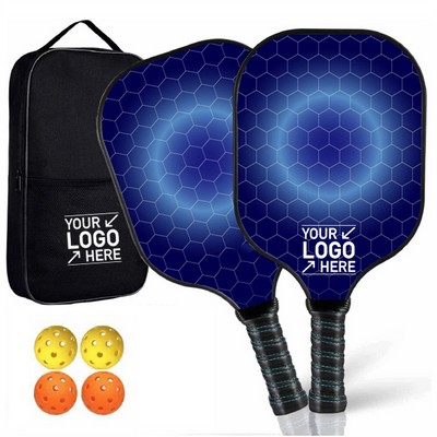 Fiberglass Pickleball Paddle Set for Customized Play Experience