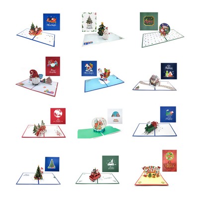 3d Pop Up Christmas Greeting Card