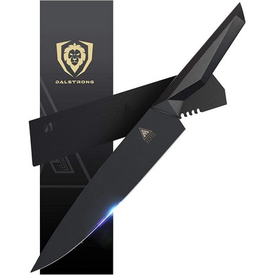 Dalstrong 9.5" Chef Knife - Shadow Black Series - High Carbon Steel - Sheath Included -Nsf Certified