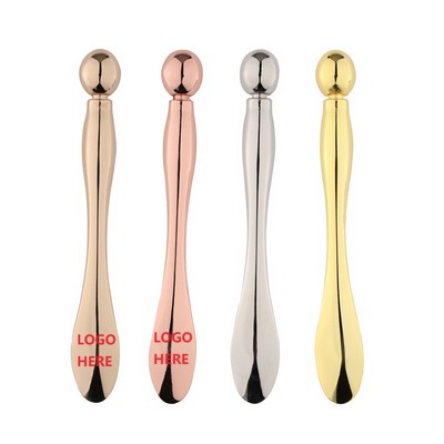 Metal Cosmetic Spatulas Eye Cream Roller Ball Wand