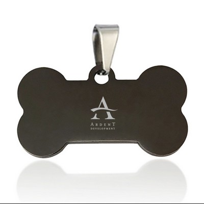 Titanium Steel Bone shape Dog Tag