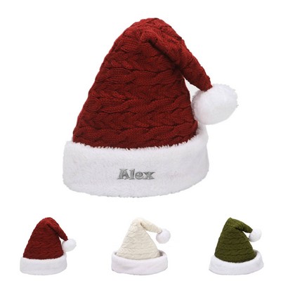 Knitted Woolen Christmas Hat