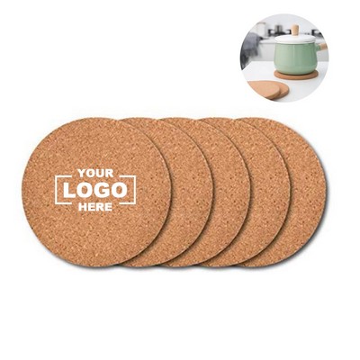 1 PCS Round Cork Coaster