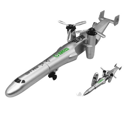 Plastic Twin Propeller Helicopter Pen