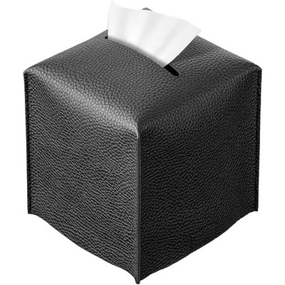 Modern PU Leather Tissue Box Holder