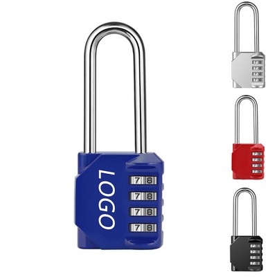 4 Digit Zinc Alloy Waterproof Padlock