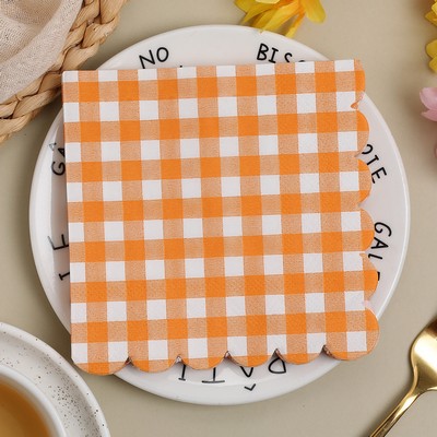 Double Layers Grids Napkins/Part Napkins