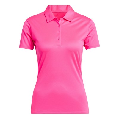 Adidas® Performance Women's 2024 Golf Polo Shirt- Solar Pink