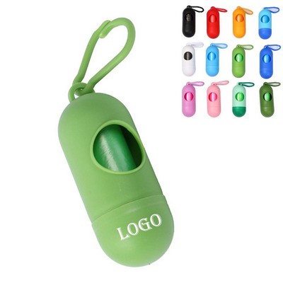 Dog Poop Bags With Dispenser And Leash Clip