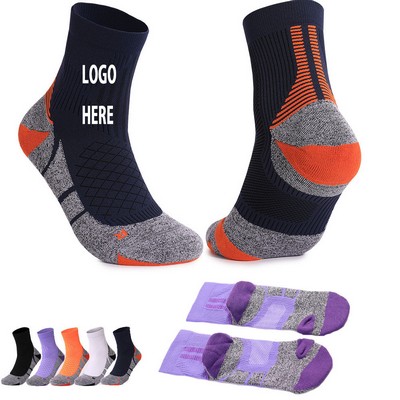 Athletic Hiking Running Cushioned Compression Winter Socks