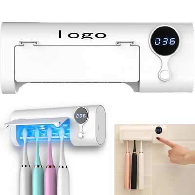 Toothbrush Holder With UV Sterilizer