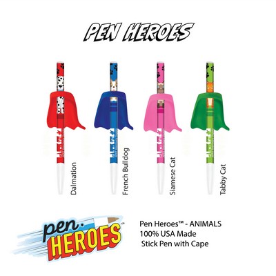 PEN HEROES™ with Cape - Pet Series - (Individually Bagged - Unassembled)