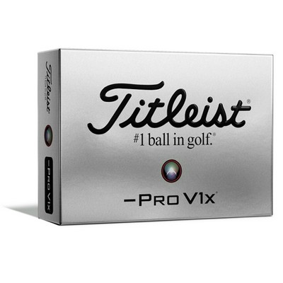 Titleist ProV1x Left Dash Logo Golf Balls - 1 Dozen/1 Pole