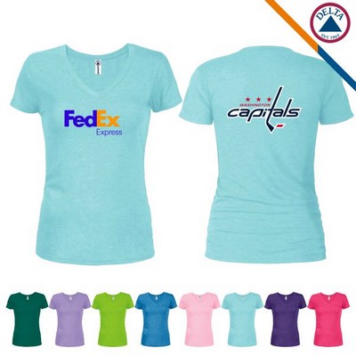 Delta Apparel® 4.3 oz 100% Cotton Junior Tees