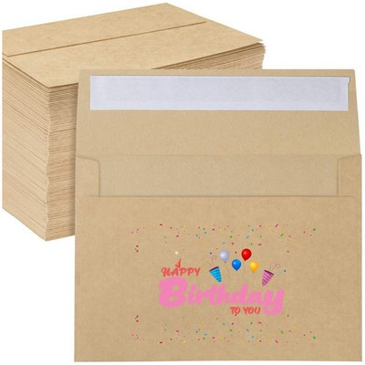 A7 Kraft Paper Invitation Envelopes