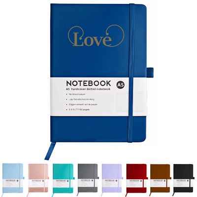 A5 Hardcover Notebooks with Pen Loop without pen