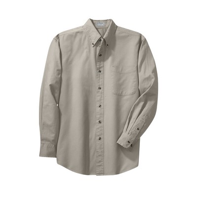 Men's Lightweight Long Sleeve Twill Shirt