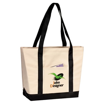 Two-Tone Carry-All Tote Bag