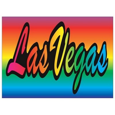 Las Vegas Rectangle Metal Photo Magnet (2"x3")