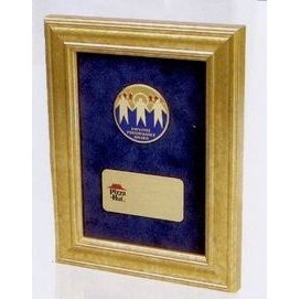 Marbled Gold Wood Core Award Frame - 8x10