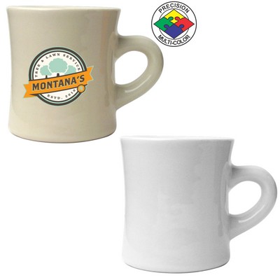 10 Oz. Vitrified White Diner Mug