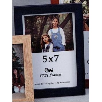 Square Corner Black Picture Frame (5"x7")