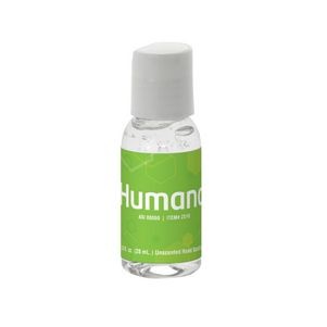 1 Oz. Clear Sanitizer In Round Bottle