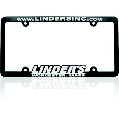 License Plate Frame with Raised Letters