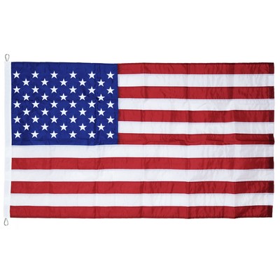 25' x 40' U.S. Nylon Flag with Rope and Thimble