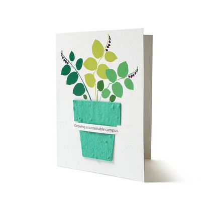 Seed Paper Shape Folding Card