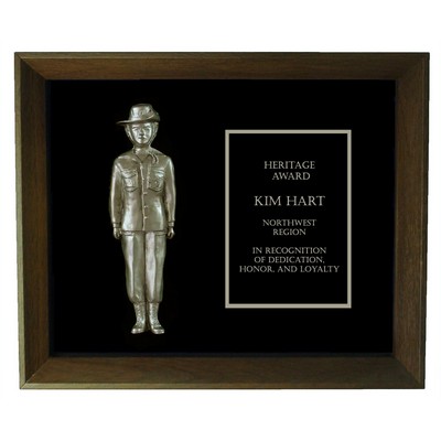 9 x 12 Army Drill Instruction (Female) Shadow Frame Award