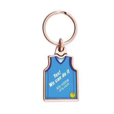 Express Basketball Jersey Key Chain (1"x 1¾")