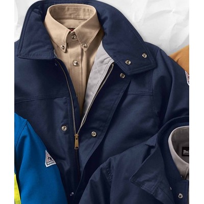 Bulwark™ Men's Insulated Bomber Jacket - Navy Blue