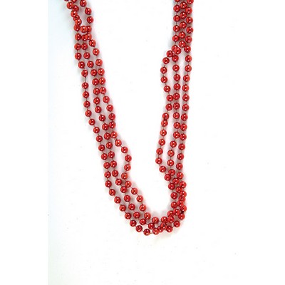 33" Red Bead Necklace