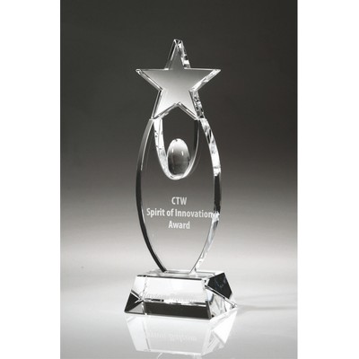 Inspire Optic Crystal Award (3"x8½")