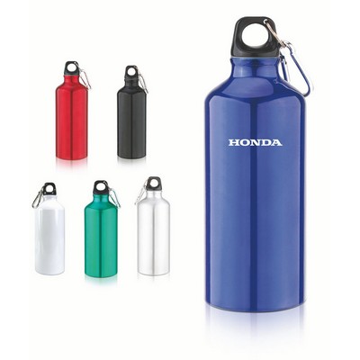 20 Oz. Aluminum Sports Bottle w/Carabiners