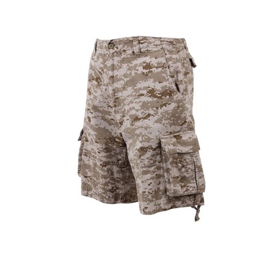 Desert Digital Camo Vintage Infantry Utility Shorts (XS to XL)