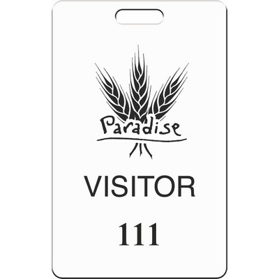 Visitor Badge - Vertical