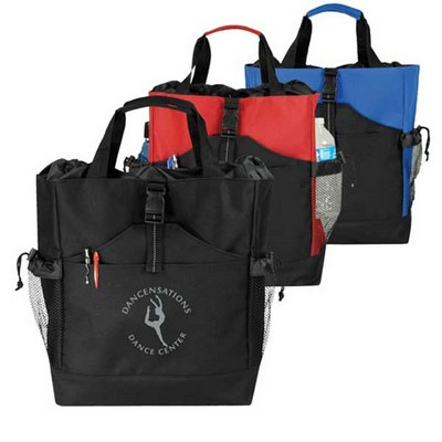 Two Way Drawstring Tote Bag