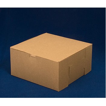 Lock Corner Kraft Cake Bakery Box (8"x8"x5")