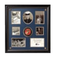 Air Force Wings Medallion Collage Frames (16"x17")