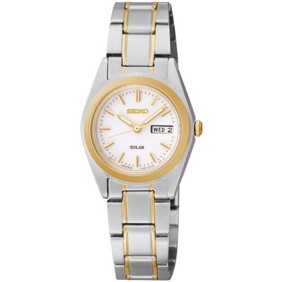 Seiko Women's Two-Tone Stainless Steel Solar Watch