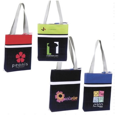 Slender Color Block Convention Tote Bag