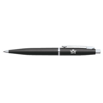 Sheaffer® VFM Matte Black Ballpoint Pen With Nickel Plated Trims