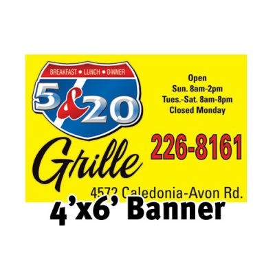 Full Color Banner 4'x6' - Vinyl