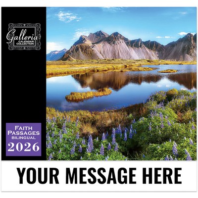 Galleria Wall Calendar 2026 Faith Passages (Spanish/English)